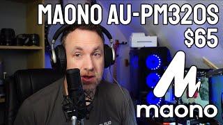 MAONO AU-PM320S XLR Condenser Microphone Kit Voice Samples and Review - Great Budget Mic