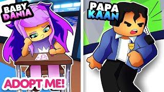 TAGESROUTINE Baby Dania vs Papa Kaan in Adopt me! Roblox RP Deutsch