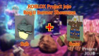 Boy II Banner | Showcase ROBLOX Project JoJo