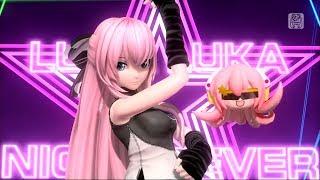 [1080P Full風] Luka LukaNight Fever ルカルカナイトフィーバー 巡音ルカ Project DIVA English lyrics romaji subtitles