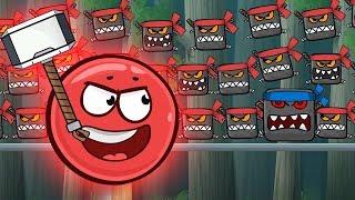 Red Ball 4 Animation Red Ball Hero Vs 100 Ninja Boss In The Jungle