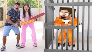 Prisoner Escapes The Security Prison in Minecraft Animation