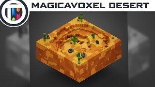 MagicaVoxel Tutorial - How to make a Voxel Desert