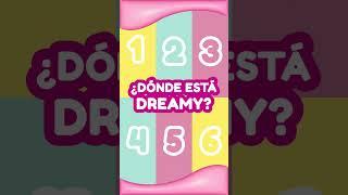 JUEGO de MEMORIA  ¿Dónde está DREAMY? | APRENDE JUGANDO con Kitoons #shorts #memoria #juegos