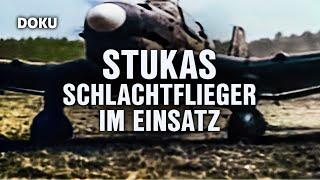 STUKAS – attack aircraft in action (rare footage, WWII, combat aircraft, history)