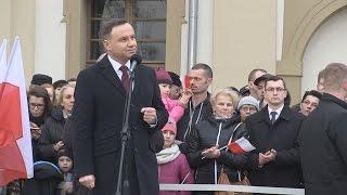 Rawicz. Spotkanie Prezydenta Andrzeja Dudy z mieszkańcami