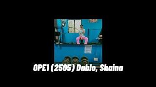 GPE1 (2505) DABLO, SHAINA