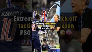 PSG beat Inter Milan because of a WEIRD KICK OFF tactic 
