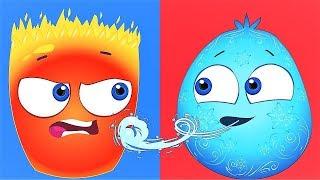 Op & Bob | COLD & HOT | Funny Cartoons for Children