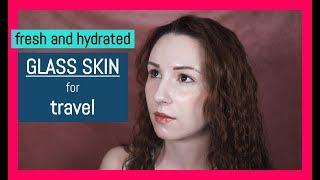 No Makeup Glass Skin while Travelling | acne treatment