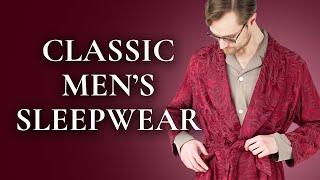 Men's Classic Pajamas, Slippers, & Robes (Dressing Gowns)