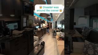 We thought it was going to be a normal travel day… #shorts #travelday #disaster #prevost #motorhome