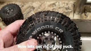 Mechanically Declined Quickie: Cleaning RC Tires.