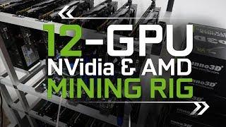 12-GPU, GTX 1070Ti & AMD Mining Rig Build