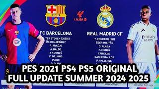 TUTORIAL UPDATE PATCH OPTION FILE PES 2021 PS4 PS5 SUMMER SEASON 2024 2025 | COMO 1907 OXFORD