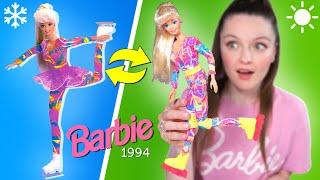 РАССЫПАЕТСЯ ОТ СТАРОСТИ Barbie Hot Skatin 1994 на роликах и на коньках: обзор и распаковка