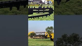 Water Pipeline Project with Our Rudra 100XT #tractorattachments #shorts #shortvideo #trencher