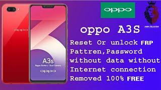 Oppo A3s CPH1853 Hard Reset & FRP Unlock Offline || OPPO A3S UNLOCK EASY || REMOVE SCREEN LOCK 2020