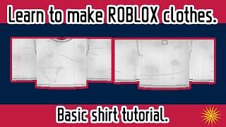 Learn to make ROBLOX clothes with Iskender - Basic shirt tutorial.