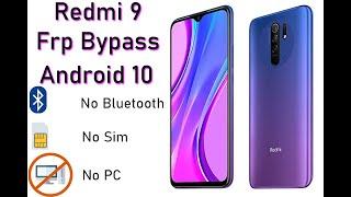 Redmi 9 Frp Bypass | MIUI 12 Without PC | Remove google account