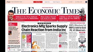 5 December 2024 | The Economic Times Newspaper | Profitnama | Daily Finance & Business News Analysis