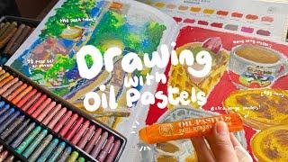 ️drawing with oil pastels ft. paul rubens extra large & 72 set Haiya oil pastels