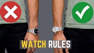 5 Watch Rules ALL MEN Should Follow | STOP Wearing Your Watches WRONG!