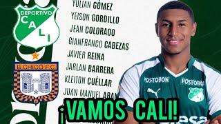 ¡CALI VA CON TODA A GANAR EN LIGA!️ Posible titular Deportivo Cali ante Boyacá Chico en Liga.