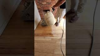 How to sending hardwood floors