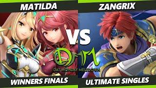 DAT MM 276 Winners Finals - Matilda (Pyra Mythra) Vs. Zangrix (Roy) Smash Ultimate - SSBU