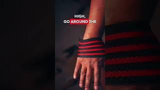 How to Properly put on wrist wraps for heavy lifting