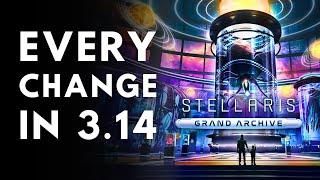 Stellaris 3.14 Grand Archive Full Patch Notes