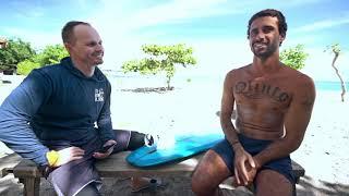 Pro-surfer Augusto Olinto testing the Boost fin