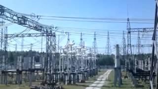 Переключения воздушным выключателем 500 кВ (Air circuit breaker 500 kV)