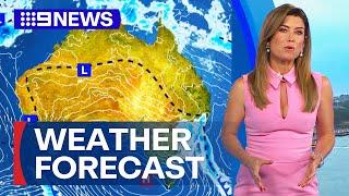 Australia Weather Update: Storms and rain set for country’s south-east | 9 News Australia