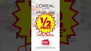 GET HALF PRICE OFF COSMETICS AT CHEMIST WAREHOUSE!