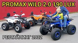 Обзор квадроцикла PROMAX WILD 2.0 190 в комплектации LUX от X-MOTORS