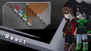 •|| Oc's + Steve e Alex React Animation vs Minecraft ep 3, 4 || ( @alanbecker  ) (/)