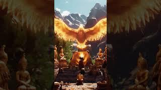 AI Art2: MAJESTIC Golden Bird Appears Before Sun Priest! | Wan2.1-T2V-14B