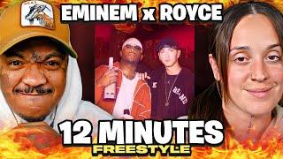 Eminem & Royce Da 5'9" - 12 MINUTE FREESTYLE | Reaction