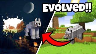 I Evolved a Wolf to  a Mutant Wolf - Minecraft