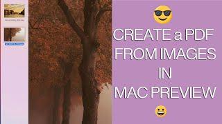 Make a PDF from Images in Mac Preview