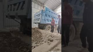 KNOW-HOW electric dump truck NKE90C wait in the sand