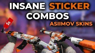 M4, Ak47, Awp… Asiimov Sticker Combos- CS2 2023