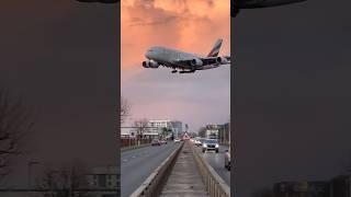 Emirates Airbus A380 sunset collection ️#emirates #airbus #aviation