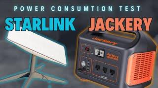 JACKERY vs. STARLINK Power Test #starlink #jackery