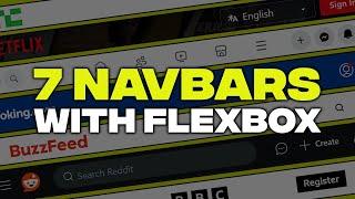 Learn HTML & CSS by Cloning 7 Popular Navbars