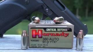 Hornady Critical Defense .380 ACP 90 gr Ammo Test