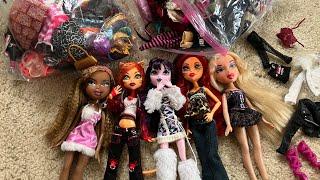 Restyling some thrifted Monster High dolls! | Lizzie is bored vlog