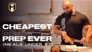 CHEAPEST MEAL PREP EVER (meals under $3CDN) | Fouad Abiad